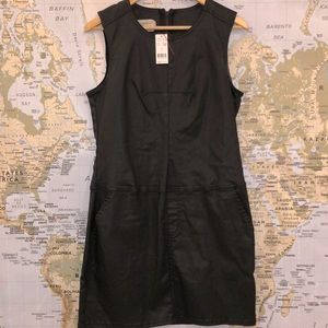 Current Elliott Black Coated Dress